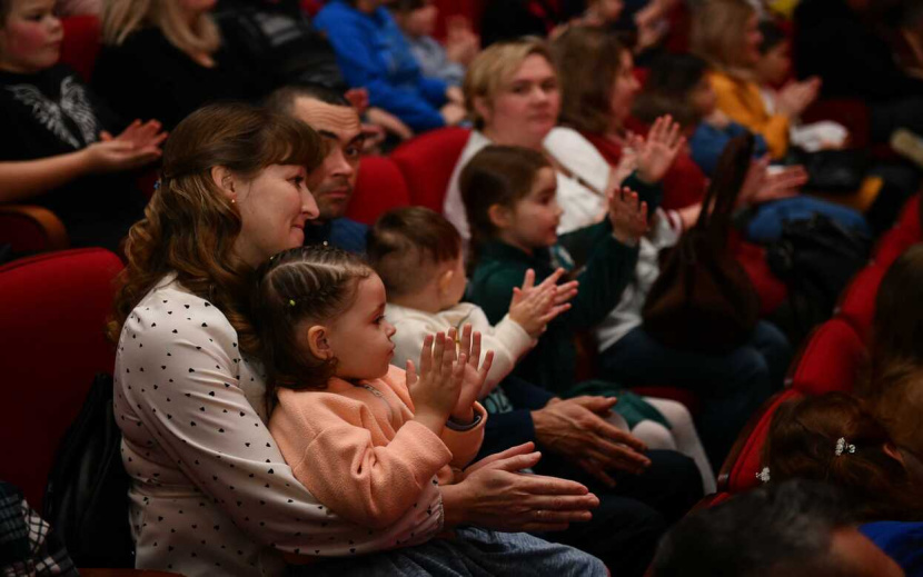 Эмоции детей во время театральных показов фестиваля «Снежность» в Ижевске. Фото: дирекция фестиваля «Снежность»