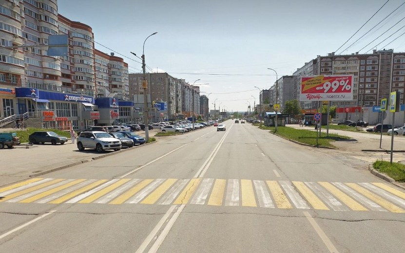 Два пешеходных перехода уберут на улице Пушкинской в Ижевске