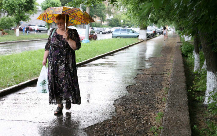 Погода на день в Ижевске: 3 июня кратковременные дожди и ветрено