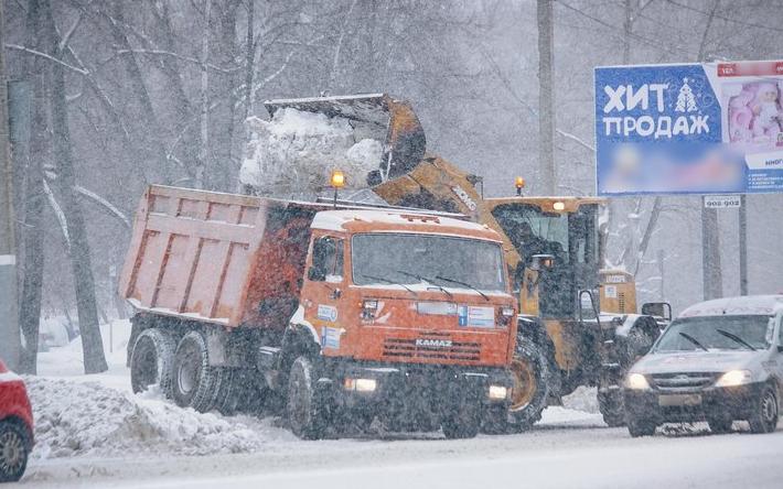 Снег вывезут с 14 улиц Ижевска в ночь на 16 декабря