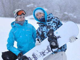 Сноубордистки. Фото К. Ившин