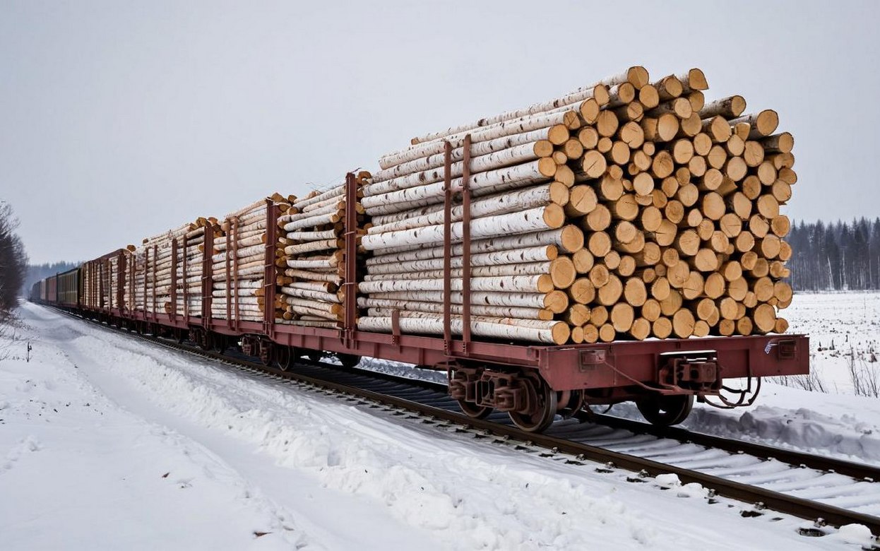 Экспорт кругляка березы в Китай вырос на 12% в Удмуртии