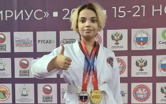 Ижевчанка Аня Кривенко завоевала два золота чемпионата России по адаптивному тхэквондо