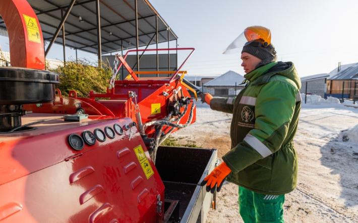 140 деревьев сдали жители Ижевска в рамках акции «Елки в дело»