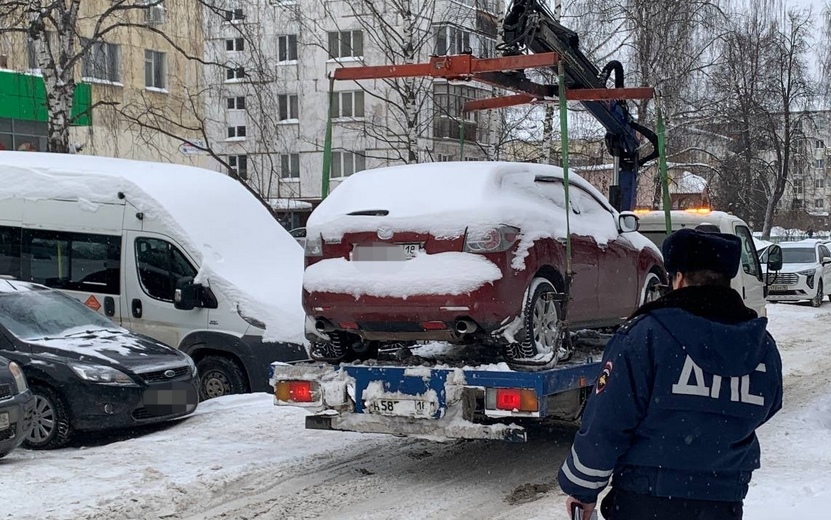 25 водителей Ижевска наказали за нарушения правил стоянки