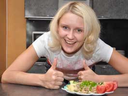 Ольга Делакова: «Быстро и вкусно! Картошку с грибами рекомендую всем!»