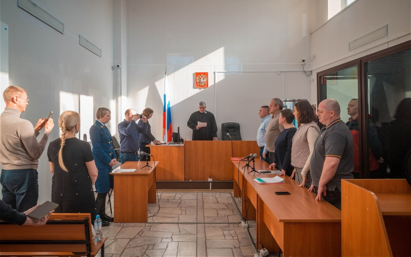 Вынесение приговора Олегу Бекмеметьеву. Фото: Алексей Филинов