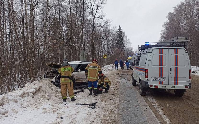 Два человека пострадали в ДТП на объездной Ижевска