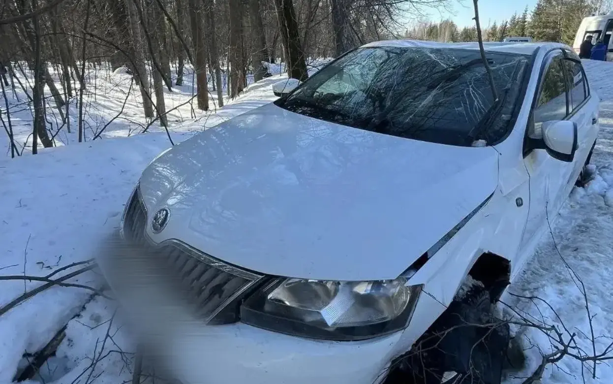 Пьяный водитель «Шкоды» с внучкой в салоне пострадал в ДТП под Ижевском