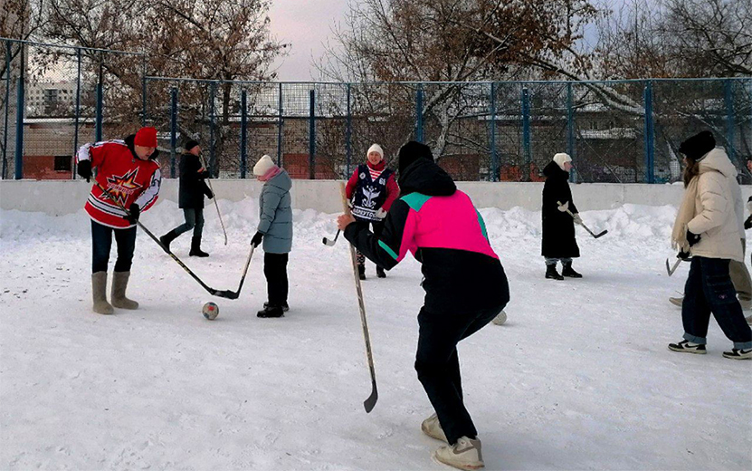 Марафон хоккея на валенках прошел в Ижевске
