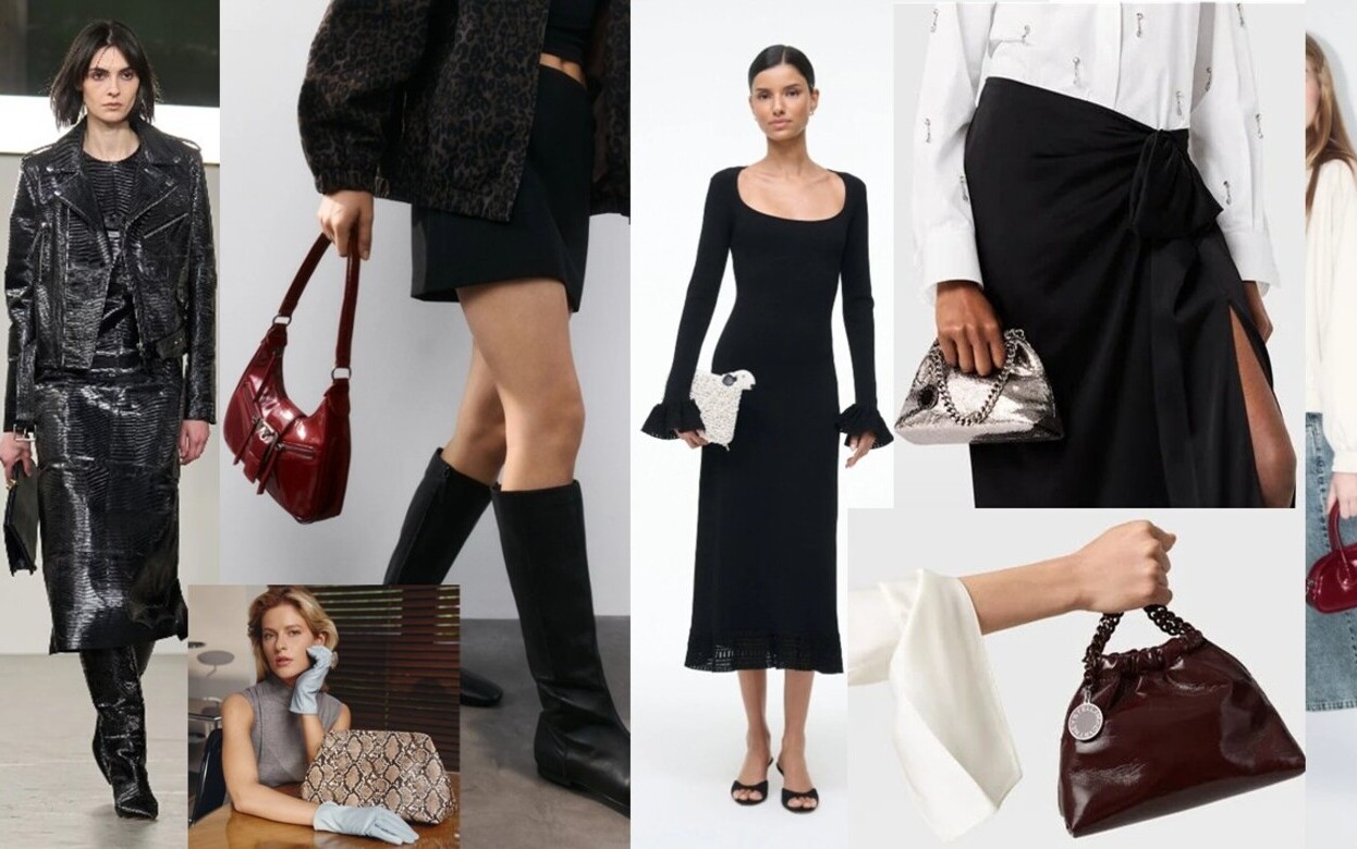 Замша, лак и змея: главные тренды сумок осени-зимы 2025/26