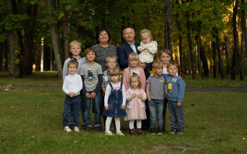 Семья с 15 детьми из Ижевска стала героем фотовыставки на форуме «Россия»