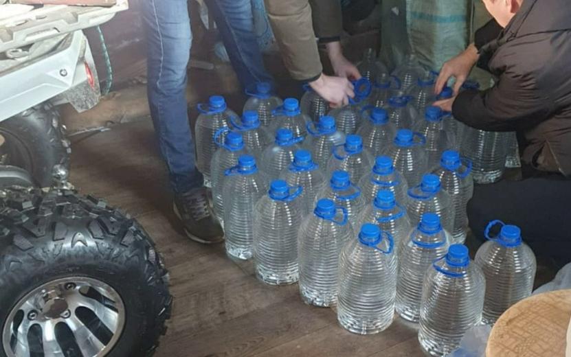 Задержание бутлегеров под Ижевском. Видео: пресс-служба МВД по Удмуртии