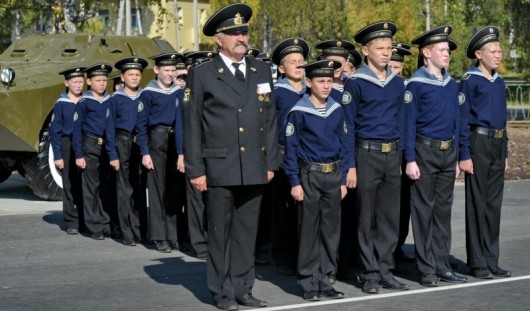 Кадеты из Воткинска побывали на параде в Севастополе