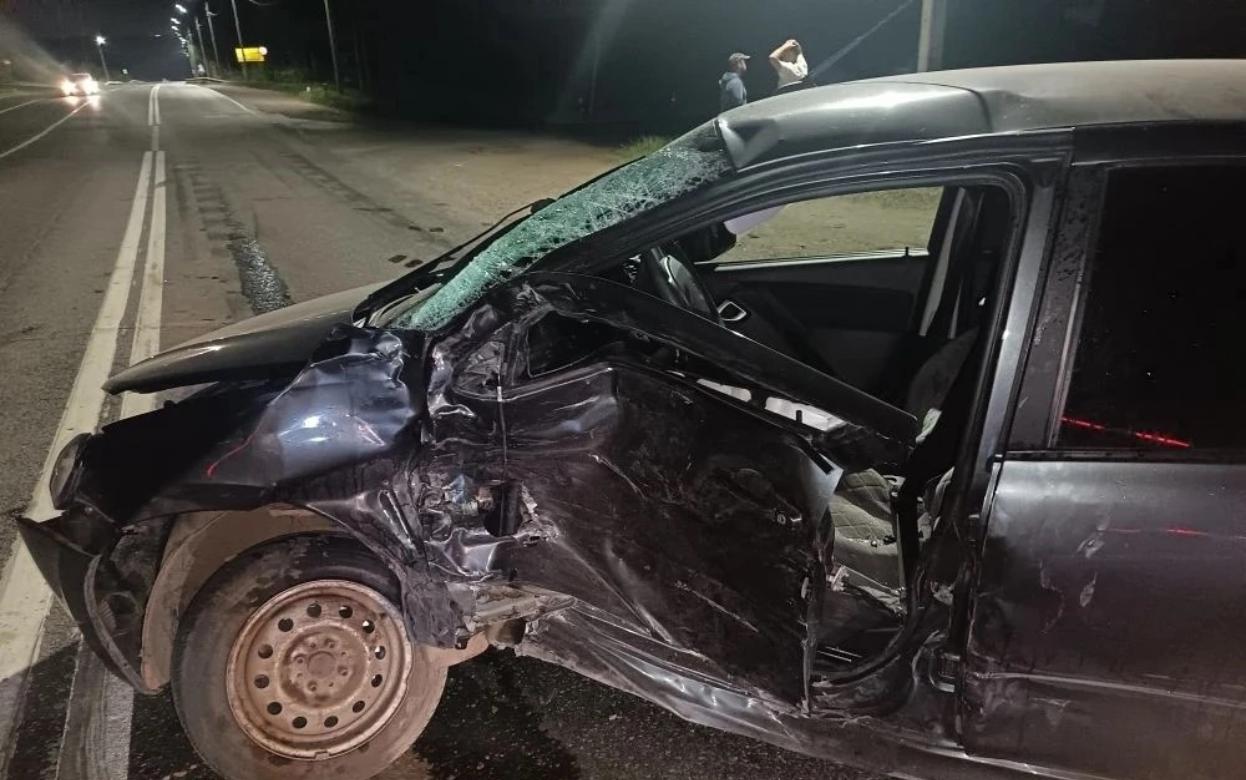 Двое взрослых и два ребенка пострадали в ДТП с пьяным водителем под Ижевском