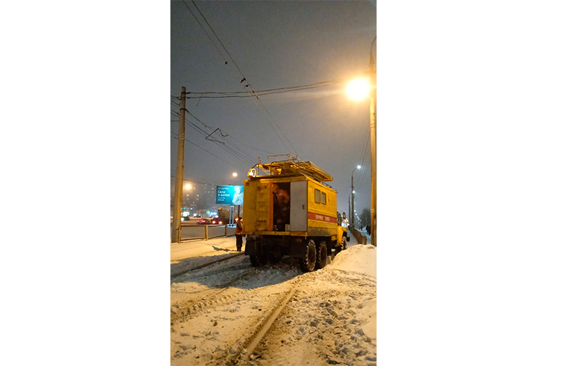 Трамваи не идут по ул. Ленина в Ижевске на участке от ул. Ворошилова до ул. Халтурина