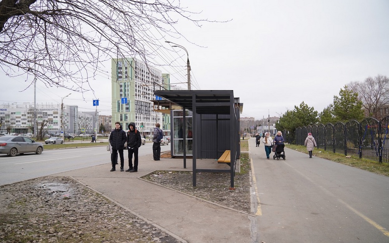 18 новых остановочных павильонов установят за счет инвестора в Ижевске