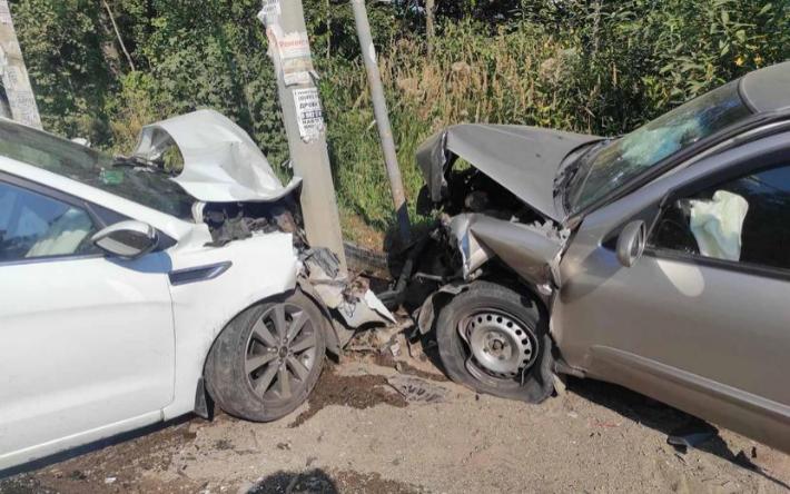 Два водителя пострадали на объездной Ижевска