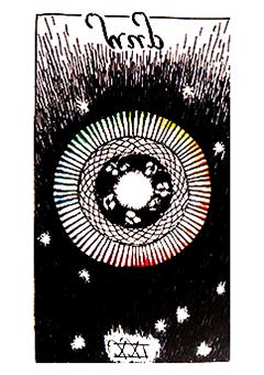 XXI аркан Мир (Перевернутое положение)