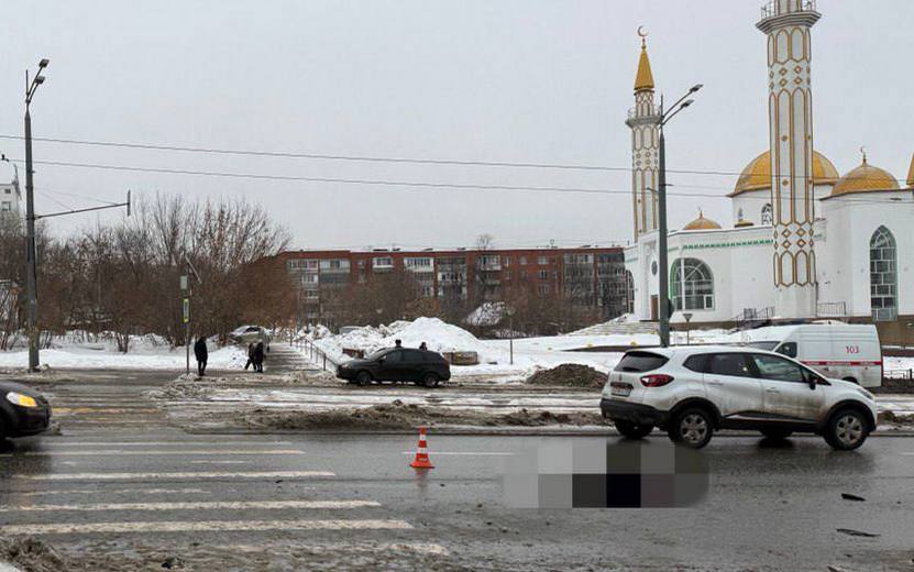 Водитель BMW насмерть сбил женщину на пешеходном переходе в Ижевске