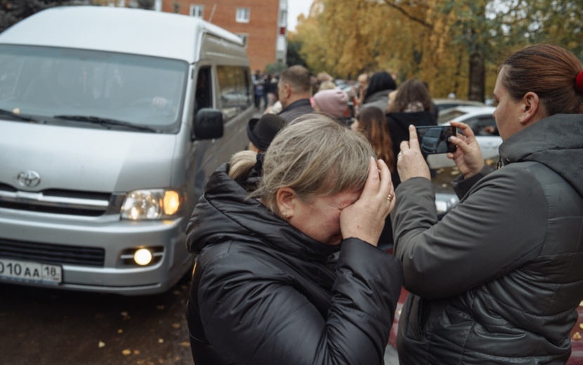 Проводы мобилизованных в Ижевске, 11 октября. Фото: Маша Бакланова