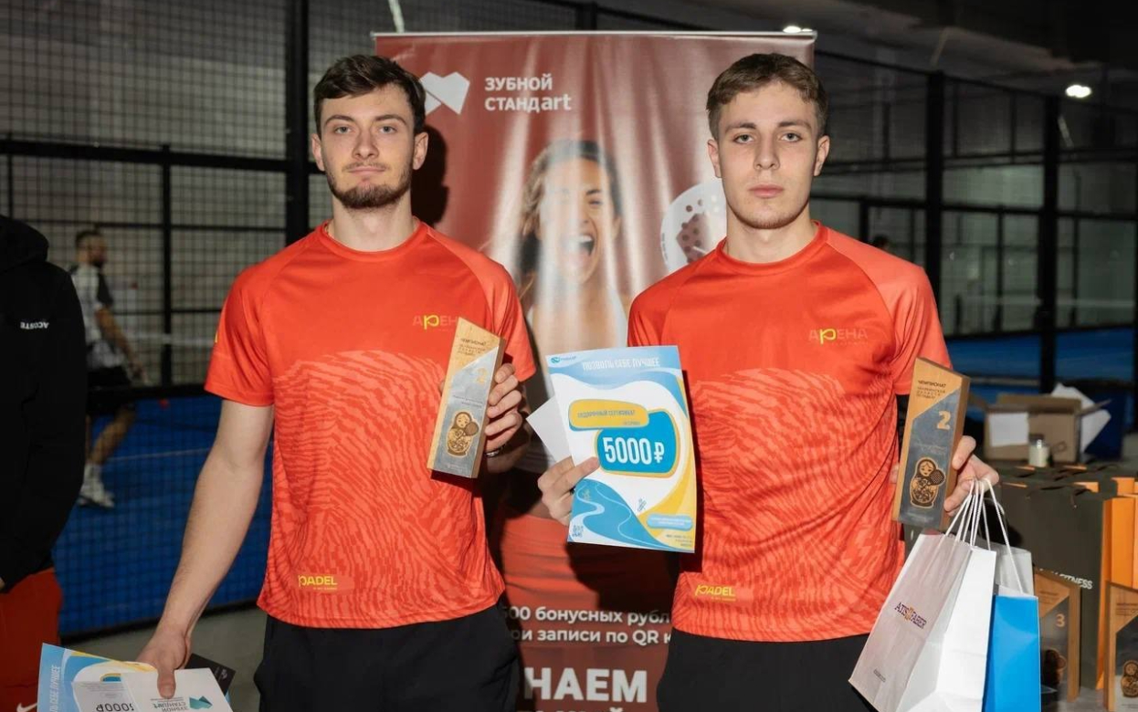 Первые победы наших игроков в падел на российском уровне