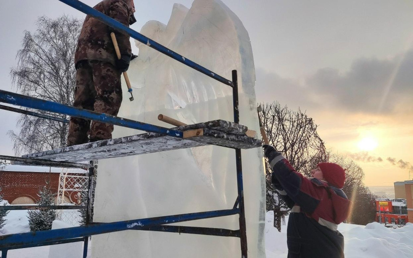 Ледовый фестиваль Ангелов и Архангелов стартовал в Ижевске. Фото: vk.ru/angelfest