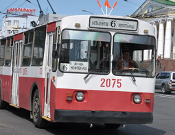 В Ижевске с 28 по 31 июля не будет ходить троллейбус № 6