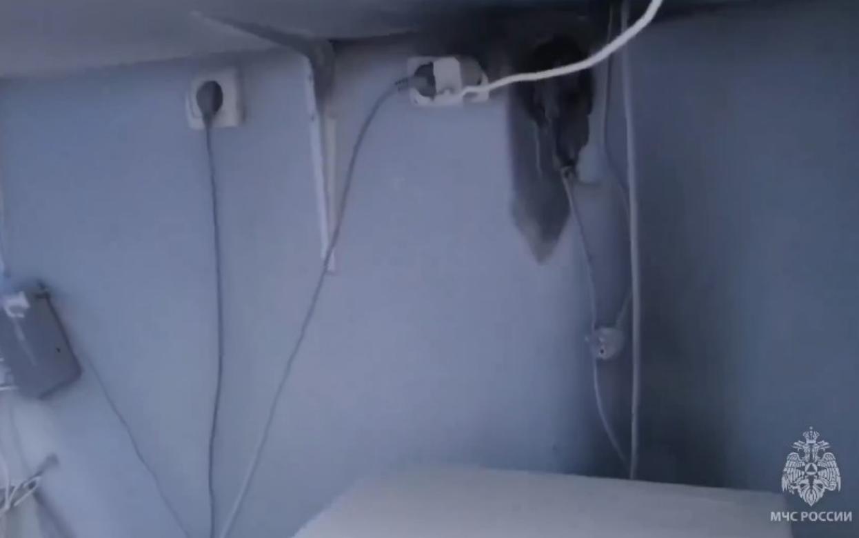 Офис чуть не сгорел на ул. Петрова в Ижевске