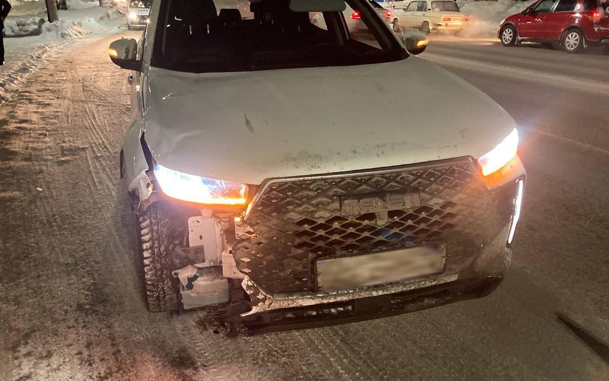 Водитель кроссовера сбил пешехода на улице Берша в Ижевске