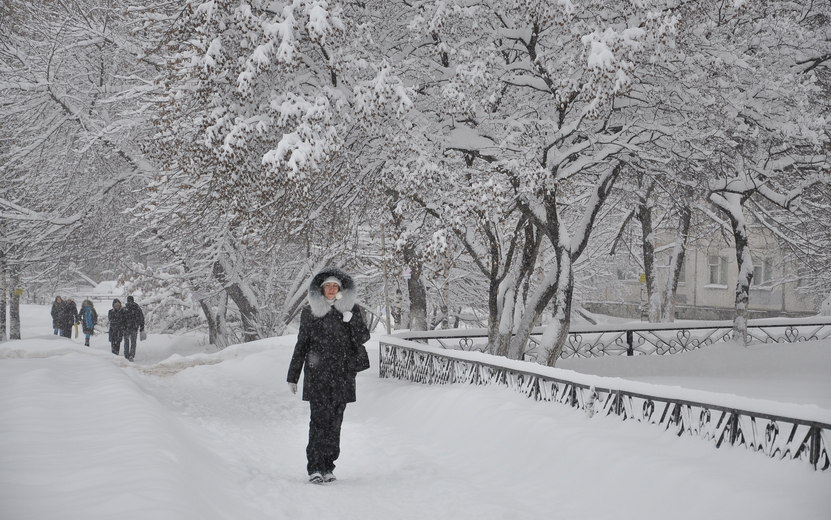 Рекорд по выпавшему снегу обновился в Ижевске