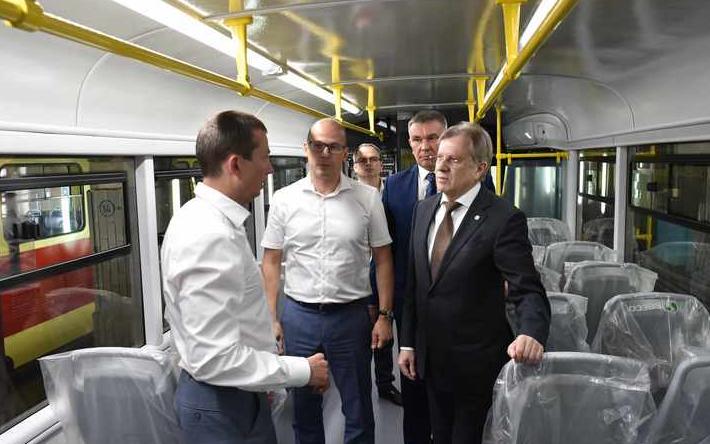 Министр транспорта России Виталий Савельев оценил опыт рестайлинга чешских трамваев от транспортников Ижевска