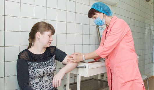 В Ижевске идет вакцинация взрослого населения от гриппа