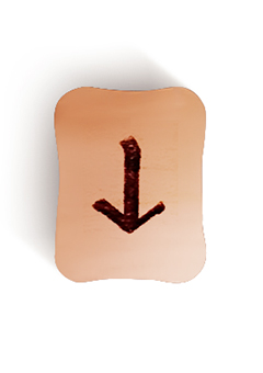 Тейваз (ᛏ) - перевернутое положение