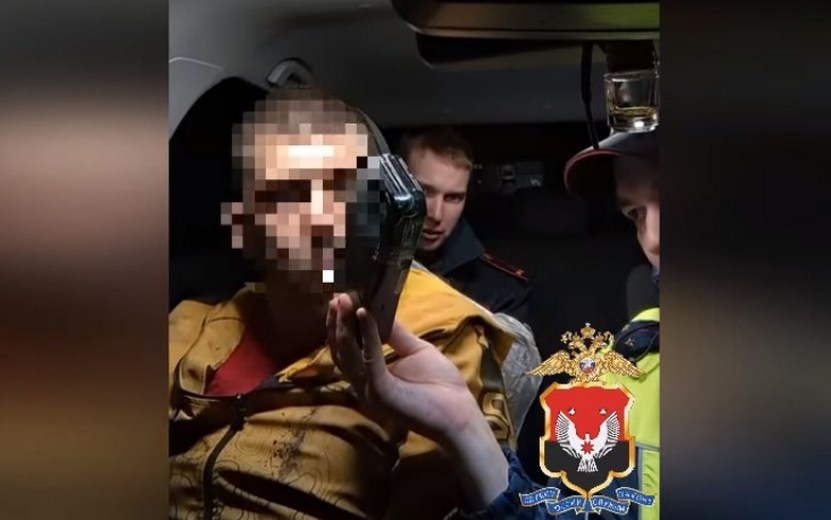 Задержание пьяного водителя в Ижевске. Видео: МВД Медиа