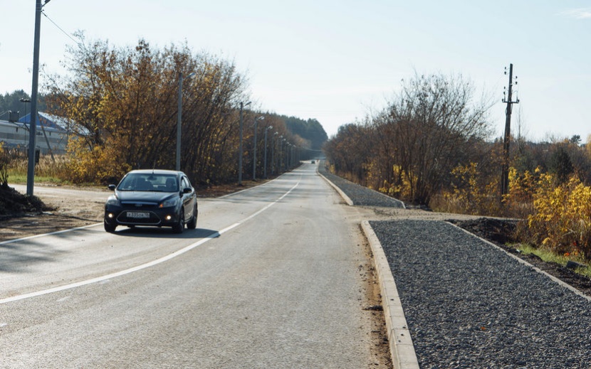 Дорога от Сарапульского тракта до совхоза Медведево. Фото: Мария Бакланова