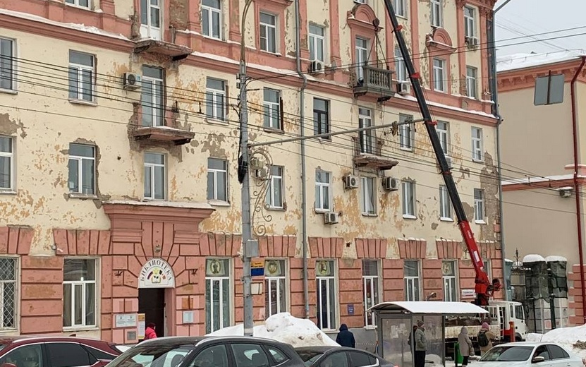 Фасад исторического дома на улице Пушкинской обновят в Ижевске