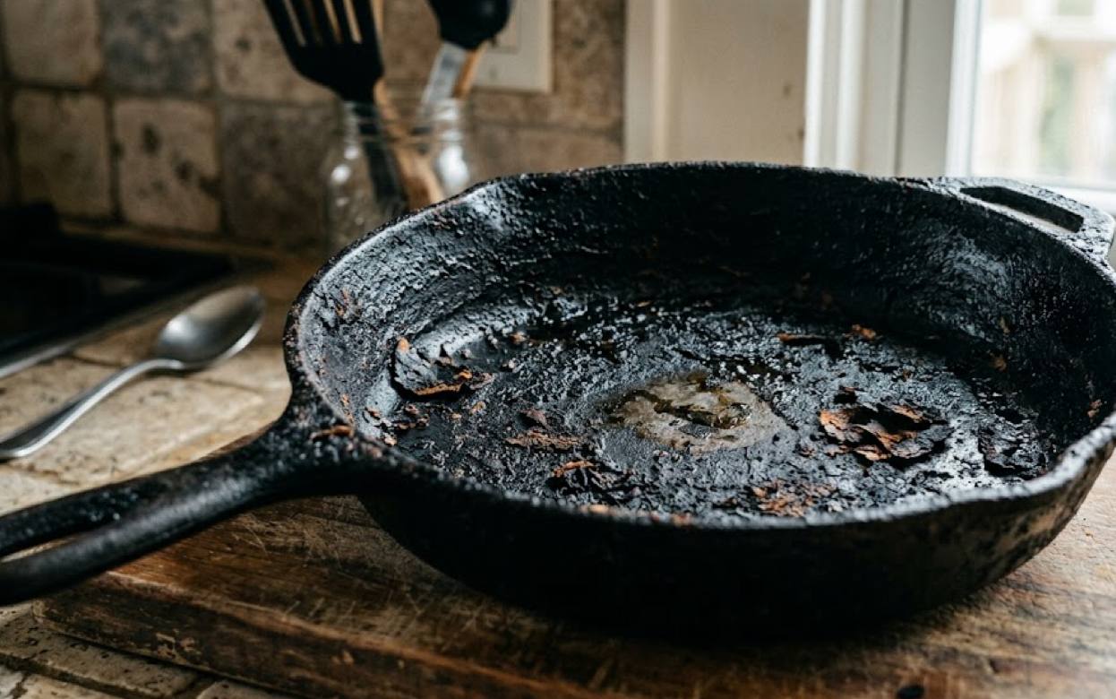 Как отмыть сковороду от нагара: рабочие способы