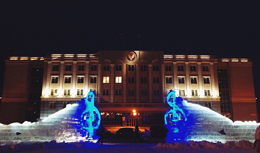 Ижевск в Инстаграмме: ледяные скульптуры и красивый закат