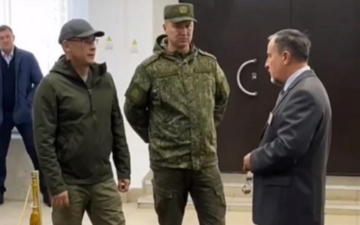 Глава Удмуртии посетил мобилизованных в Саратовской области
