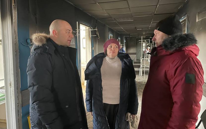 Пострадавший от пожара этаж временно закрыли в ГКБ №2 Ижевска