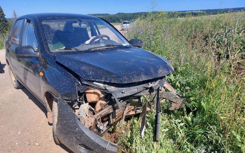 Пожилой водитель «Гранты» погиб в ДТП в Удмуртии