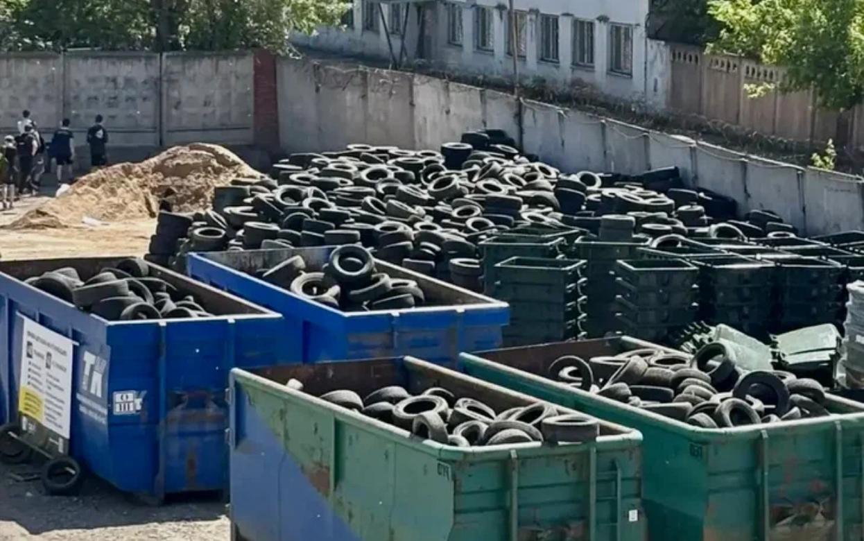 60 тонн старых шин сдали в Ижевске