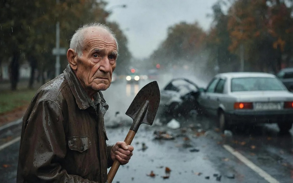 Пожилой участник ДТП напал с саперной лопаткой на водителя в Ижевске