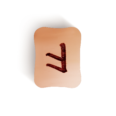 Ансуз (ᚨ) - перевернутое