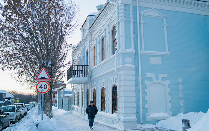 Фотофакт: историческое здание Дома чиновника Охизина отремонтировали в Ижевске