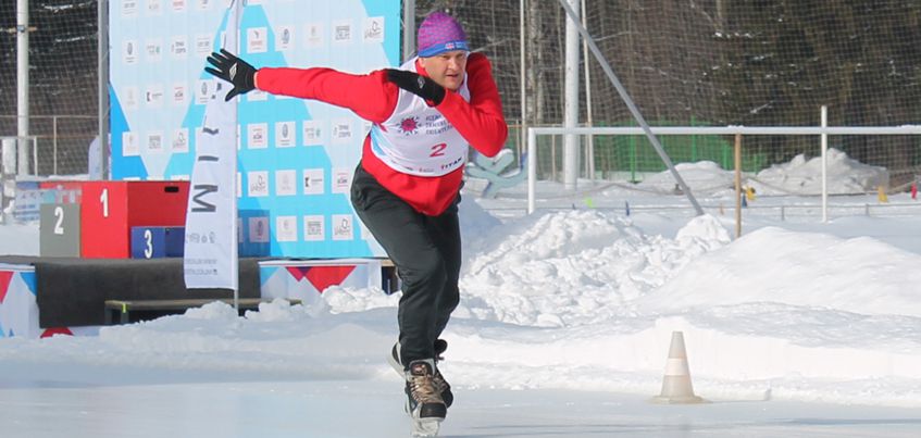 Председатель Гордумы Ижевска стал лучшим среди конькобежцев на Всероссийских зимних любительских играх 