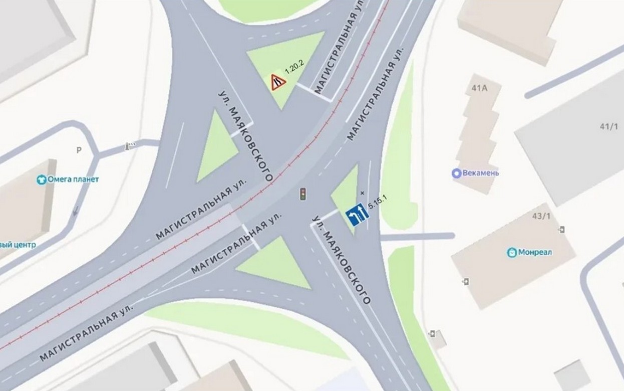 Новые дорожные знаки установят на улицах Цветочной и Маяковского в Ижевске