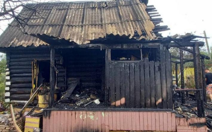 Жилой дом сгорел в СНТ в Удмуртии 