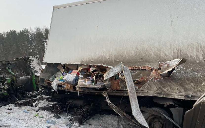 Момент ДТП в Можгинском районе, 05.12.2023. Видео: 1-й отдел УГИБДД по Удмуртии